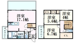 アールエーアシヤの物件間取画像